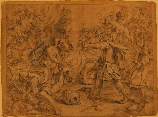 Milani Aureliano-Le arpie insozzano la mensa dei compagni di Enea